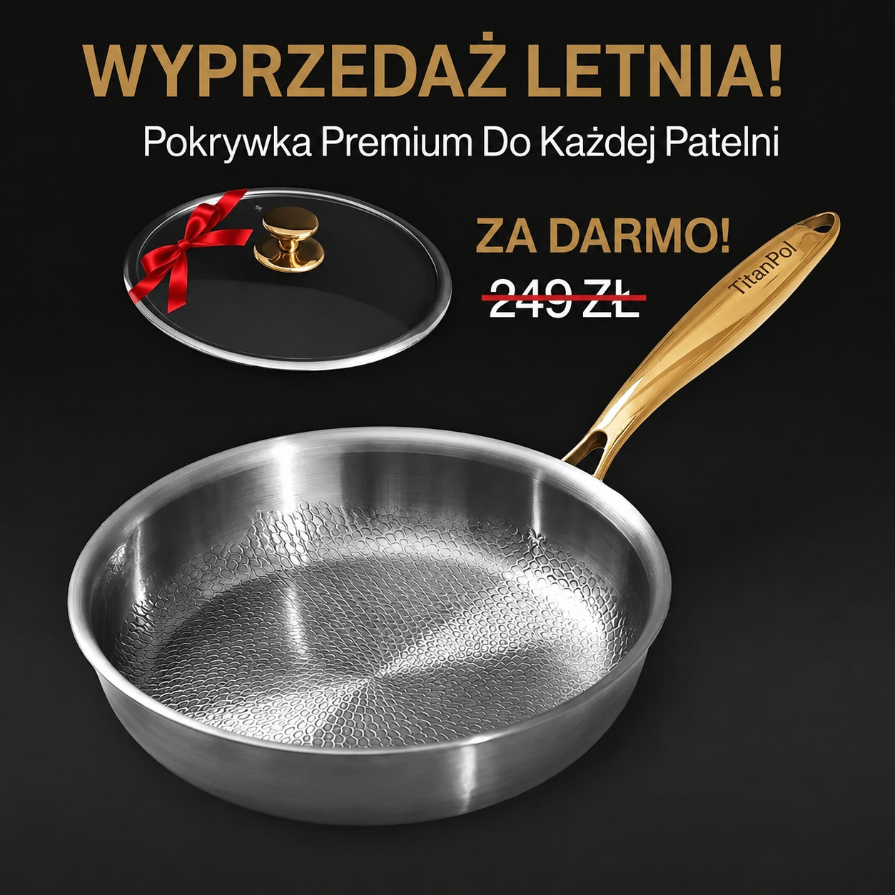 TitanPol® Tytanowa Patelnia Nutri Pan Pro